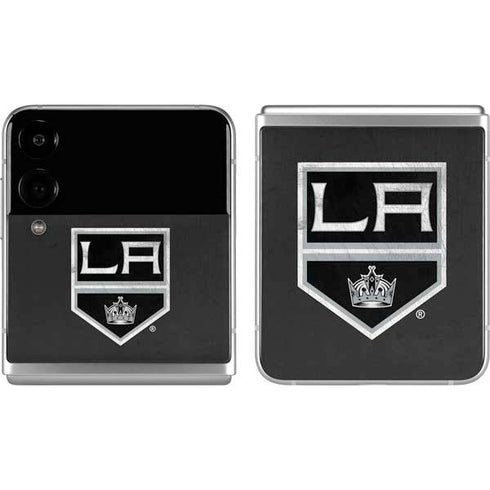 NHL Los Angeles Kings Distressed Galaxy Z Flip4 5G Skin